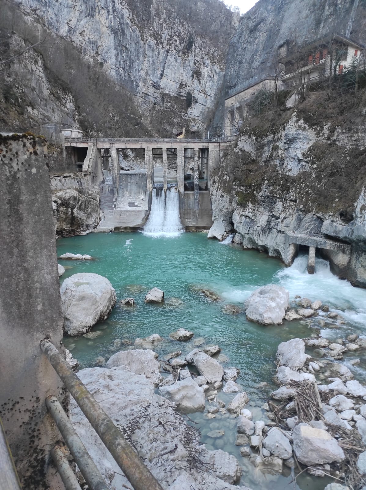 Diga da dove parte il canale